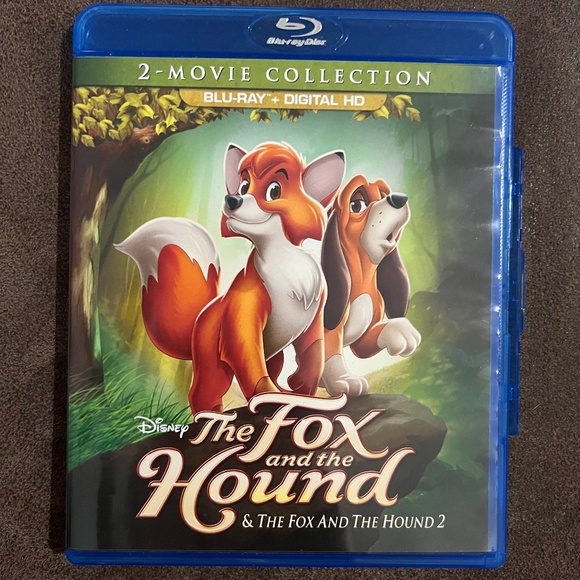 DISNEY FOX AND THE HOUND 2-MOVIE COLLECTION BLU-RAY + DVD - Picture 1 of 1